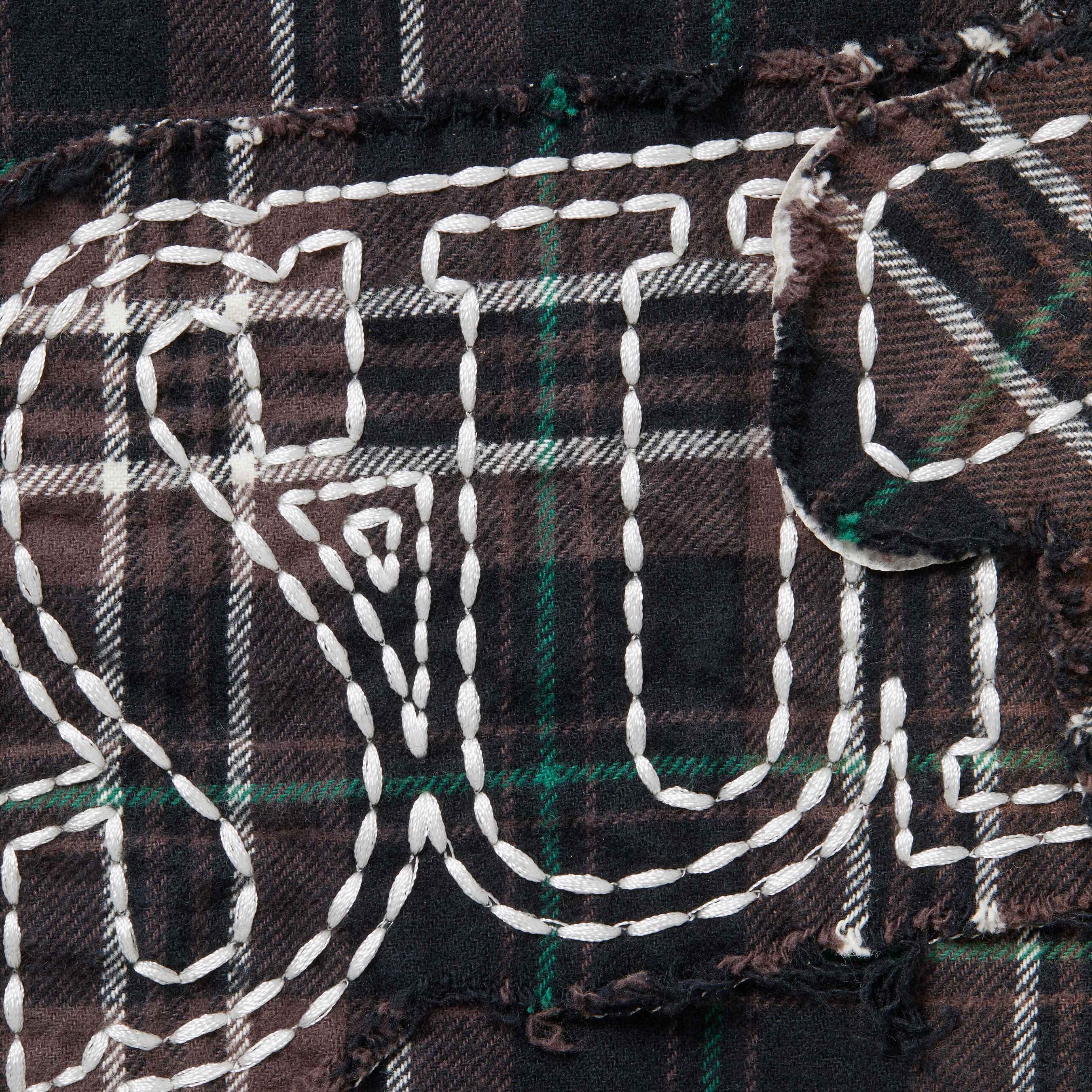 Supreme®/True Religion® Quilted Lined Plaid Flannel Shirt view 3